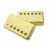 String spacing:1.97 inch (50mm) and 2.05 inch(52mm). Cupronickel humbucking pickup cover set - neck and bridge position. Compatible with LP Les Paul-style electric guitars and other similar instruments. Nice accessory to replace the broke or old pick...