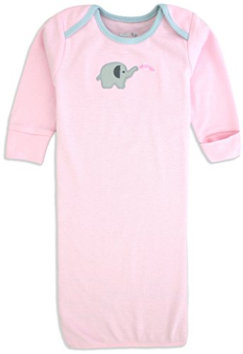 image for Maybe Baby Kids Infant Boys' and Girls' 3 Pack Set Cotton Baby Gown w/