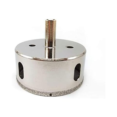 2-3/4 inch Diamond Hole Saw Bit for Glass, Porcelain, Quartz, Granite, Ceramic Drill Bit Tile Hole Saw Diamond Drill Bit Ceramic Hole Saw with 3/8 inch Standard Shank for Drills Cover