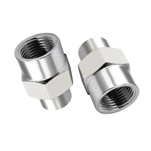 Fitvell 2PCS 304XeXX`[bZpJbvO 3/4C`NPTX x 1/2C`NPTX˂pCvp