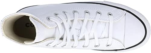 Converse Chuck Taylor All Star EVA Lift Hi White/Black Leather 5½ US Junior | Image 3