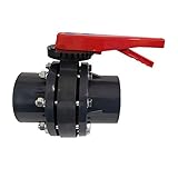 Generic ERA Sch 80 PVC 6 Inch Butterfly Valve Kit, With Flanges and Hardware, Gray