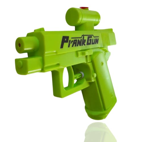 GymBrat Prank Gun Water Squirt Toy, Dual Trigger Design with Front and Rear Spray, 100ml Capacity, Summer Vacation Toys (Green)