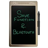 BeaverPadⓇ LCD Writing Pad/Drawing Board (Ewriter) and Graphics Tablet with Save Function, Memory and Bluetooth (Gold)