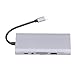 USB C HUB Adapter 11 in 1 4 USB 3.0 Audio VGA RJ45 Ethernet 4K Type C Docking Station for Laptops Tablets Smartphones