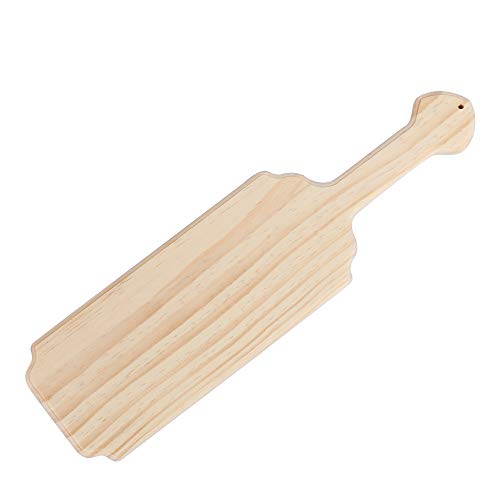 BATTIFE 15inch Greek Sorority Paddles, Solid Wooden Fraternity Paddle, Unfinished Pine Wood Frat Paddle for Carving DIY Use