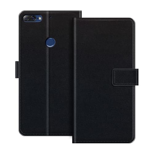 ESACMOT Funda de Cartera de Cuero Compatible con Lenovo K9 Note Funda Tipo Libro con Tarjetero y Soporte, Cierre Magnético, Estilo Folio Resistente a (Negro)