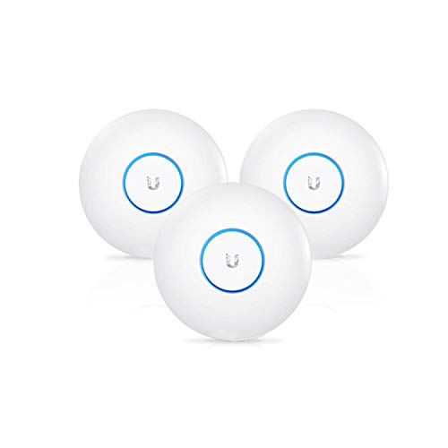Ubiquiti Networks UniFi AP AC PRO 3-Pack 802.11ac 3x3 Dual Band, UAP-AC-PRO-3 (802.11ac 3x3 Dual Band 2x1000-T Ethernet, PoE Adapter NOT Included)