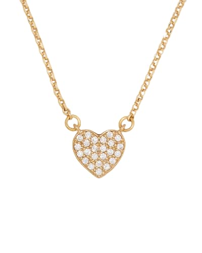 kate spade new york Yours Truly Pave Heart Mini Pendant
