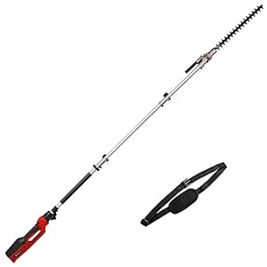 Einhell Elektrische telescoop heggenschaar GC-HH 9046 (900 W, snoeilengte 41,2 cm, tandafstand 20 mm, bereik 1,97 m, verlengbaar tot 2,60 m, kantelbaar snoeiopzetstuk)