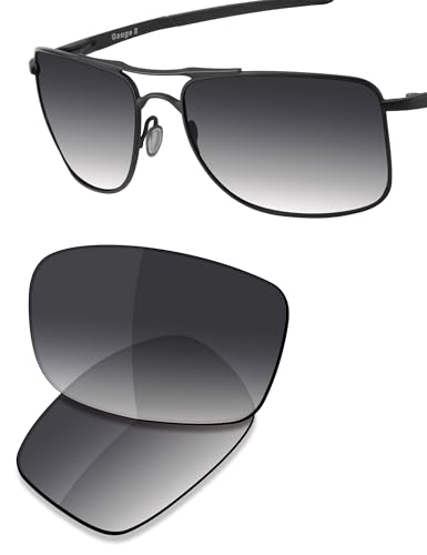 Image of SAUCER Premium Replacement Lenses & Rubber Kits for Oakley Gauge 8 L OO4124 | UV400 Protection, Anti-Scratch, Precise Fit