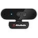 AVerMedia PW310P Webcam, Webcam Cover, 1080p/30fps Videochat and Recording, Plug and Play, Microphones, Stream, Autofocus, Works with Skype, Zoom, Team - Black