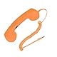Schnurloser Retro-Telefonhörer, Strahlungssicherer USB-Hörer für Mobiltelefone, Schwarz (ORANGE)