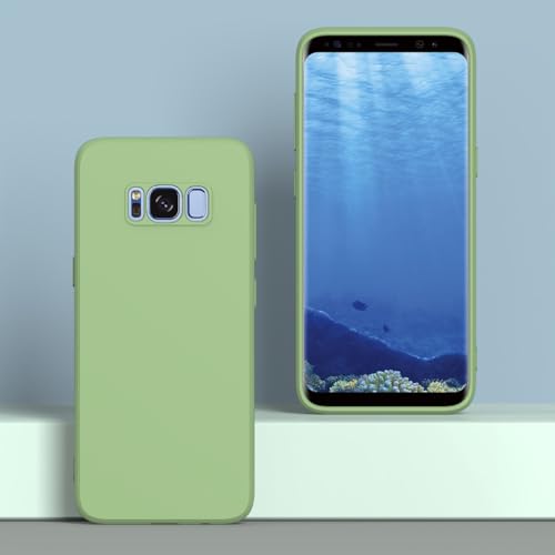 Image of for Samsung Galaxy S8 Case Green, Scratch Resistant with Soft Touch, Slim Thin Phone Cover for Samsung Galaxy S8