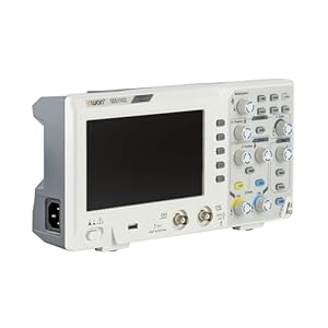 Osciloscopio de laboratorio SDS1102 100MHz Osciloscopio digital 2 canales Oscilógrafo 1GS/s Frecuencia de muestreo con LCD de 7 pulgadas para probador múltiple