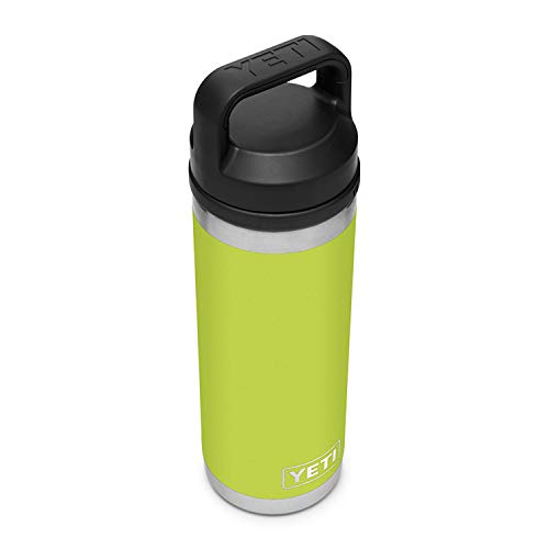 Image of YETI Rambler 18 oz Bottle, Vacuum Insulated, Stainless Steel with Chug Cap, Chartreuse