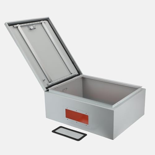 Boîte de jonction verrouillable électricité coffret inox 40x30x20cm - 7