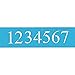 DecoArt 6-Inch-by-18-Inch Stencil Home Decor Series, 5-Inch Times New Roman Numbers