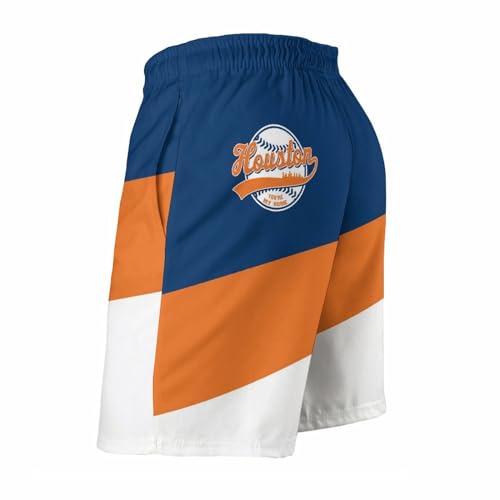 Men's Baseball Beach Shorts Casual Surf Swim Trunks Beachwear Fans Summer Quick Dry Board Shorts Pants Gifts with Pockets4