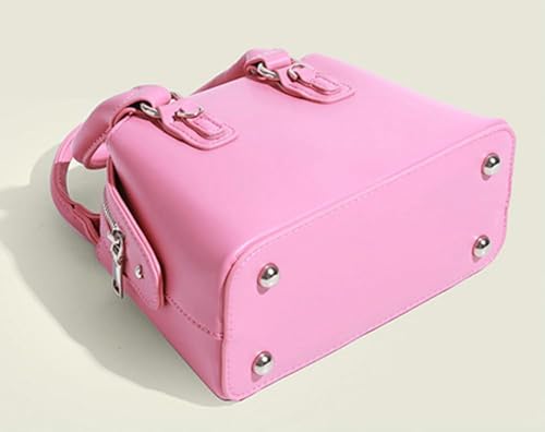 Bolso tote para mujer, estilo hobo, bandolera y crossbody, pequeño, para colegio o trabajo, color blanco miniatura 7