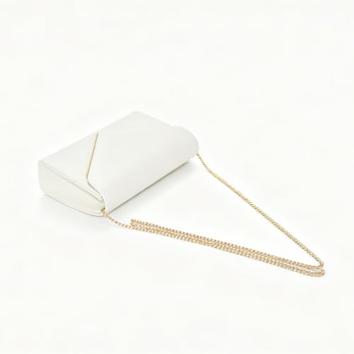 Image of Evening Bags Women Clutch Purse Small Cute Classic Envelop Crossbody Handbag for Formal Wedding Party with Detachable Chain