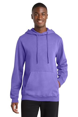 Amazon.com: Port & Co Beach Wash Garment-Dyed Pullover Hooded