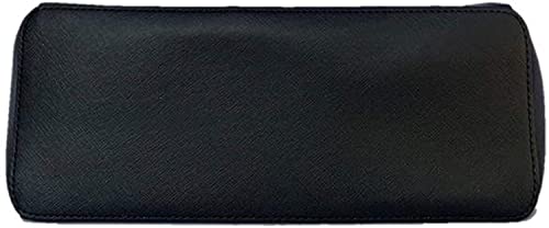 Michael Kors Charlotte Saffiano Leather Large Top Zip Tote - Black #TOP5