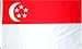 Singapore National Country Flag - 3 foot by 5 foot Polyester (New) by bcn