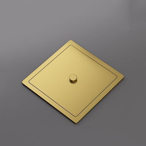 Stainless Steel Countertop Trash Can Lid Only, Recessed Garbage Bin Cover, 12x8in Silver Trash Can Lid for Kitchen & Bathroom (29.5x19.5cm)