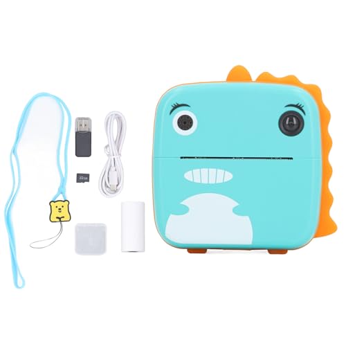 Cámara de Selfie de Selfie de impresión instantánea para niños (Verde)