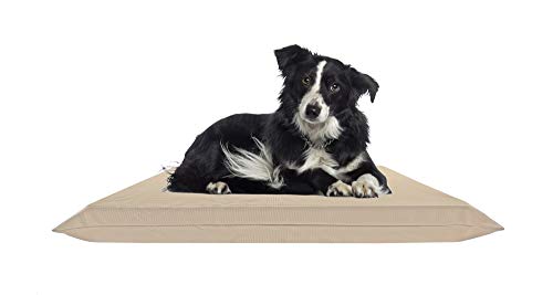 ehomegoods Waterproof Soft and Durable Beige Elastic Machine-Washable Large Size Dog Bed Cover (47