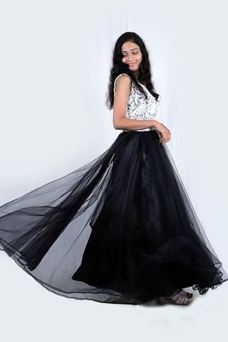 Image of TILISM Women,s and Girls Fit and Flare Maxi Gown Fully Stitched Dress