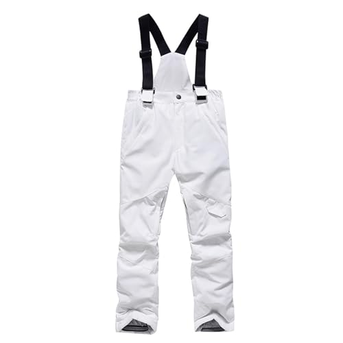 Boys Girls Unisex Classic Snow Bib Ski Pants Overalls Winter Snowsuit Water-Resistant Windproof Outdoor Rain Bib