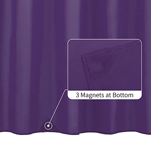Image of ALYVIA SPRING Waterproof Fabric Shower Curtain or Liner Royal Purple, 72x72