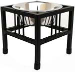 Pets Empire Pet Feeder for Dogs & Cats | Dog Bowl Stand for Large Dogs | Stainless Steel Food & Water Bowls with Iron Stand | Dog Bowls Large Size | X-Large |(1600ml)