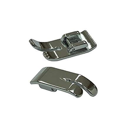 QINERSAW 3 opgerolde zoomvoet 4/8 inch 6/8 inch 8/8 inch en 3 voeten voor naaimachines met smalle rand, 3 mm/4 mm/6 mm, naaivoet, compatibel met Brother Singer Janome Toyota