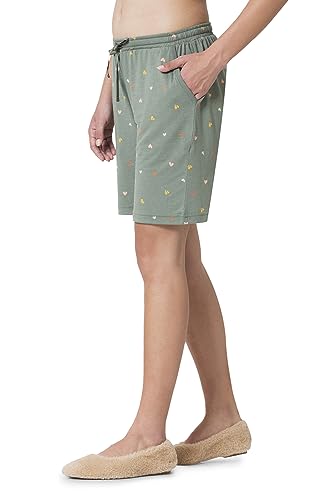 Image of Van Heusen Women's Lounge Allover Print Lounge Shorts - Modal Cotton - Functional Pocket, Superior Drape -Available in Pack of 1 & 2