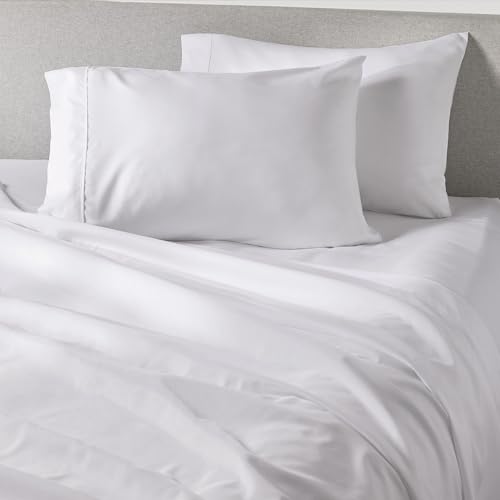 PeachSkinSheets Classic White Sheet Set - 1500tc Level of...