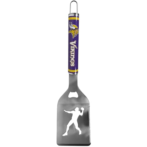 Siskiyou Sports NFL Minnesota Vikings Steel BBQ Spatula, One Size, Team Colors