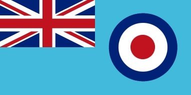 1000 Flags RAF Royal Air Force Sleeved Boat and Tree House Flag 45cm x 30cm