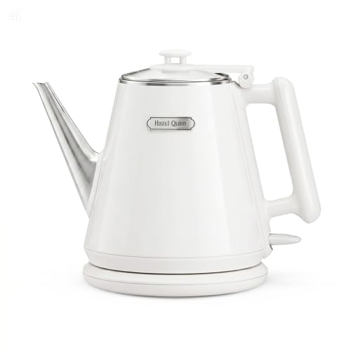 Hazel Quinn Electric Kettle - 1L/34oz Small Tea...