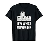 Photo Gallery wasd pc gamer regali video gaming ragazzi uomini regalo vintage maglietta Photo Gallery wasd pc gamer regali video gaming ragazzi uomini regalo vintage maglietta