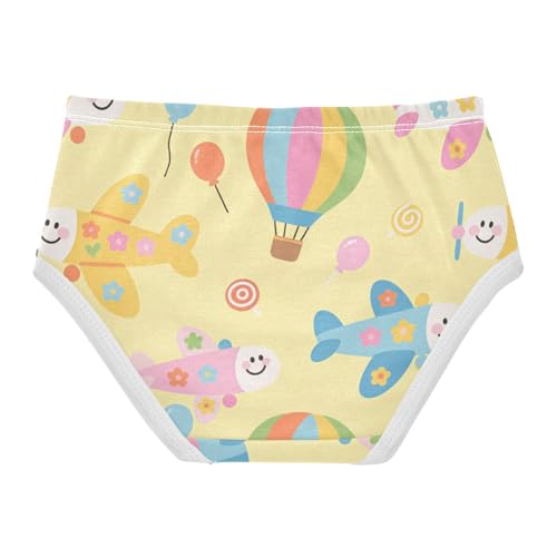 GuoChe Triangle Panties Moisture-Wicking Panties Breathable Underwear for Girls in Sizes 2T,3T, 4T, 5T, 6Y and 8Y2