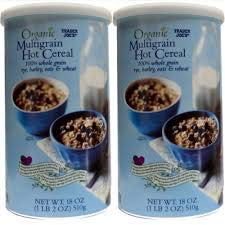 2 x Trader Joes Organic Multigrain Hot Cereal 18-oz
