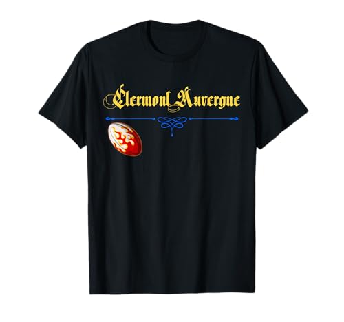 Rugby Clermont Auvergne Beau Cadeau Supporter Homme Femme T-Shirt
