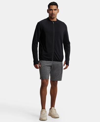 Image of Jockey SP17 Men's Soft Touch Microfiber Elastane Stretch Thumbhole Jacket with Stay Dry Treatment