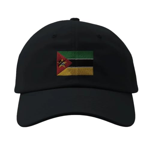PixelForma Casquette Drapeau du Mozambique Noir