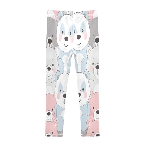 Bolaz Toddler Girls Leggings Printed Yoga Pants Leggings Cute Fat Bear for Kids2