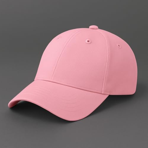Image of Unisex Adjustable Baseball Cap Pack of 2 - Solid Color, Breathable, Stylish Cotton Caps for Men & Women - Outdoor Sports, Travel, Casual Wear