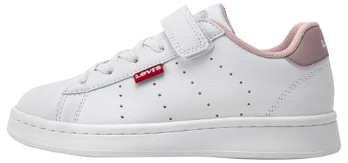 Levi's Avenue Top Velcro-Elastic Lace, Zapatillas, Rosa, 35 EU